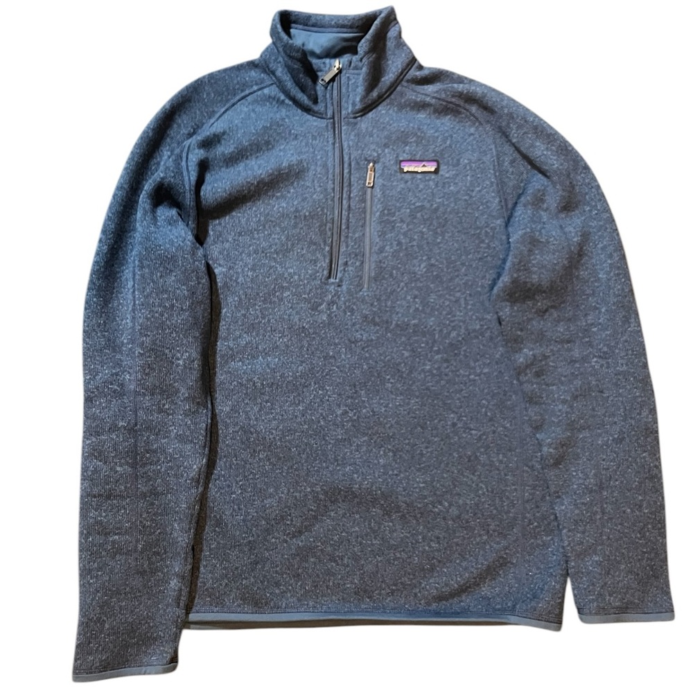 Patagonia Men’s Quarter-Zip Better Sweater Fleece | Blue | Medium